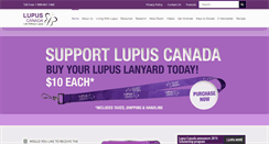 Desktop Screenshot of lupuscanada.org