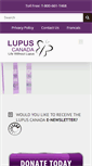 Mobile Screenshot of lupuscanada.org